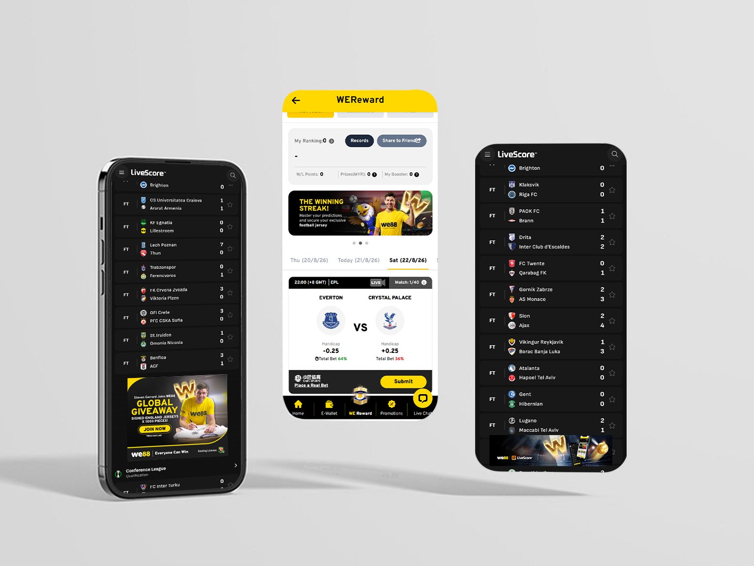 WE88 x LiveScore preview